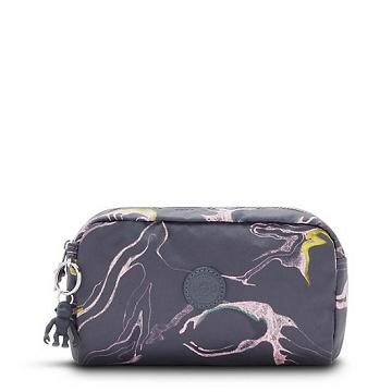 Kipling Gleam Printed Pouch Taske Sølv | DK 2140HA